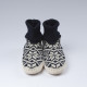 Chaussons-chaussettes bleus foncés