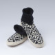 Chaussons-chaussettes bleus foncés