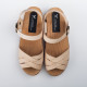 Sandales en cuir naturel petites pointures