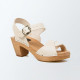 Sandales Lily en cuir naturel