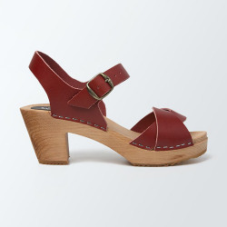 Sandales Lily bordeaux