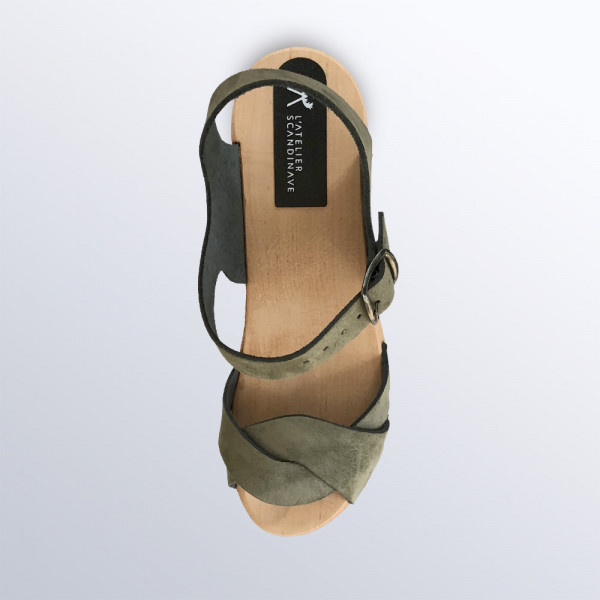 sandales nubuck femme
