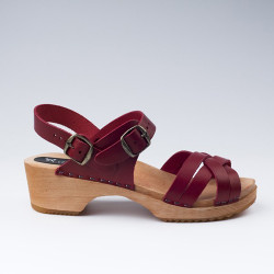 Sandales Anja bordeaux