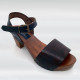 Sandales Estelle en cuir marron foncé by L'Atelier Scandinave