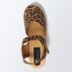 Sandales fermées Lou léopard