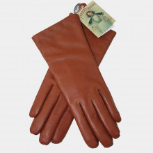 Gants Danois en cuir camel