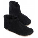 Chaussons Glerups anthracite en feutrine de laine